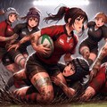 🏉泥まみれの女子ラグビー 128 9枚目