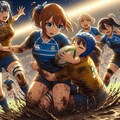 🏉泥まみれの女子ラグビー 128 3枚目