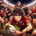 🏉泥まみれの女子ラグビー 128 10枚目