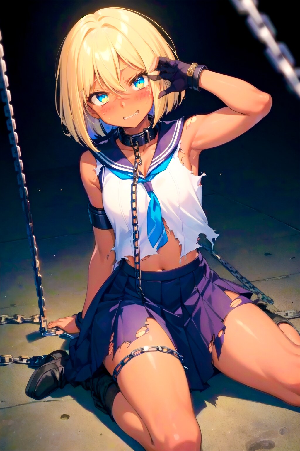 制服ギャルJKヒロインちゃん敗北監禁プレイ概念