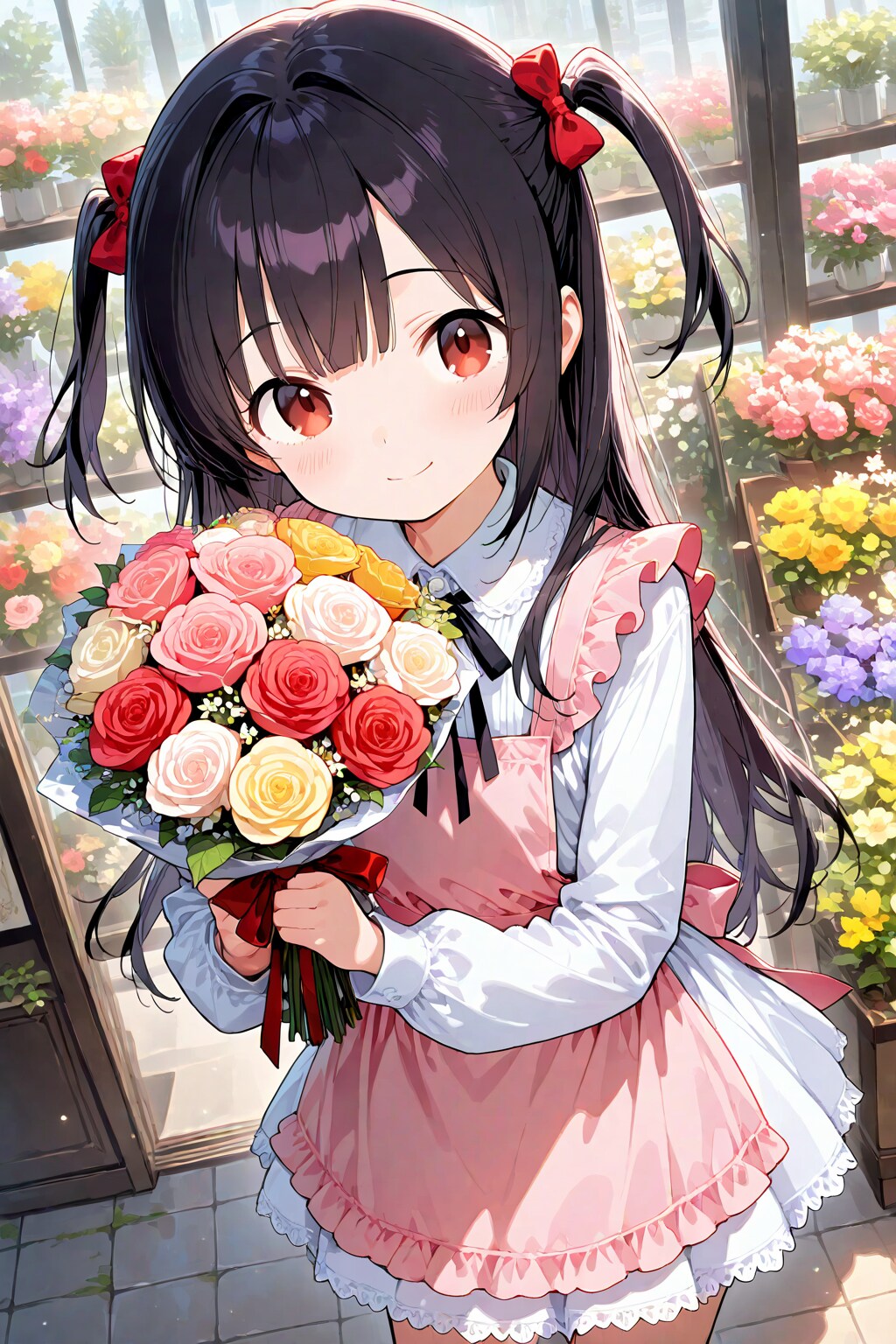 お花屋さんのお手伝い