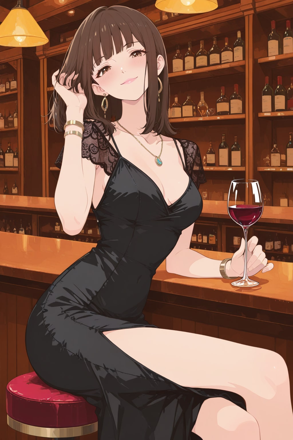 woman at bar 3