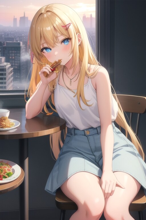 食事 | の人気AIイラスト・グラビア