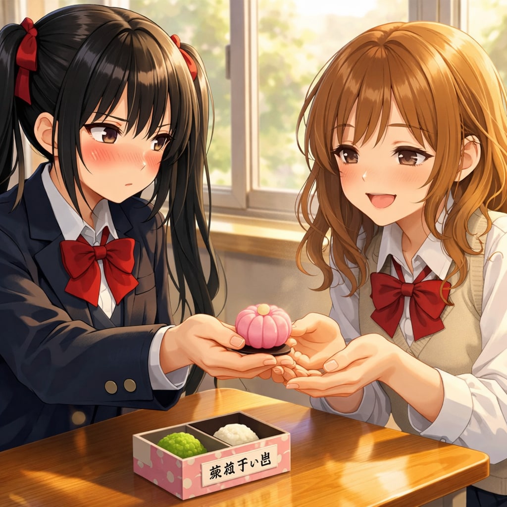 ん、あげる。（和菓子の日）