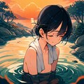 夏の汗を流す 6枚目