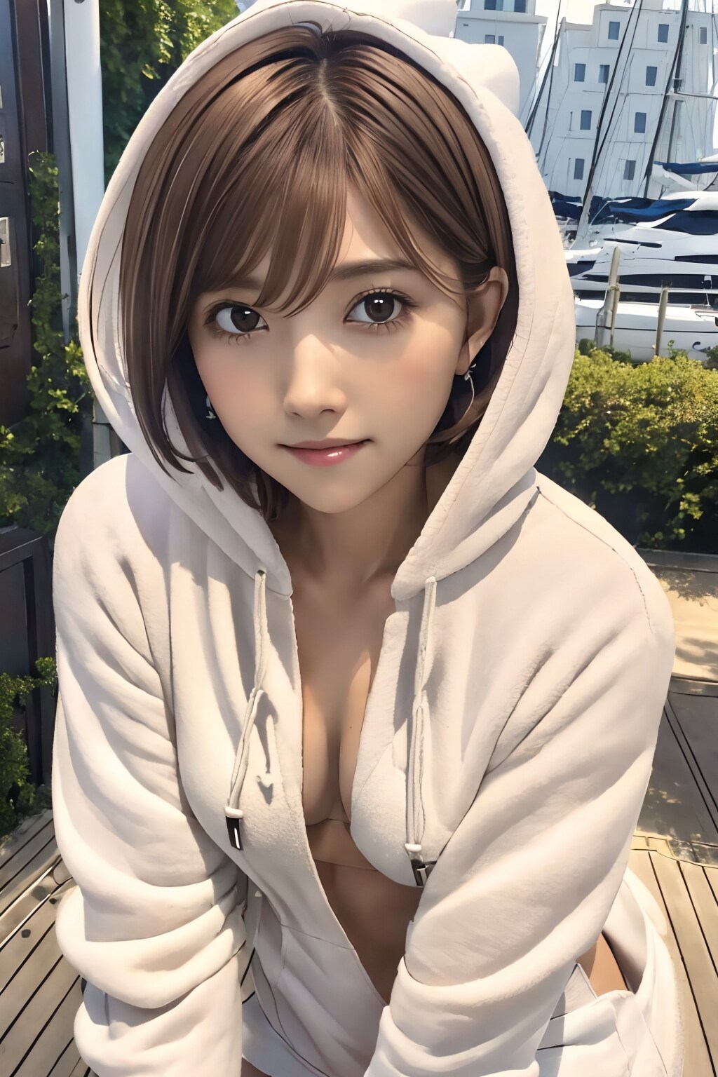 パーカー姿の れなちゃん（１）