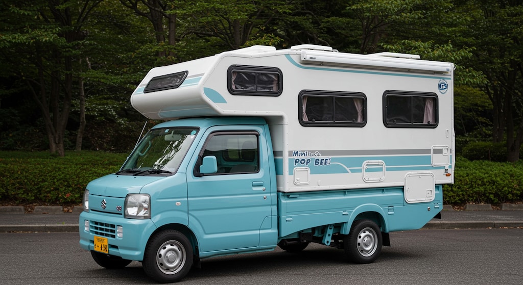 軽トラックキャンピングカー