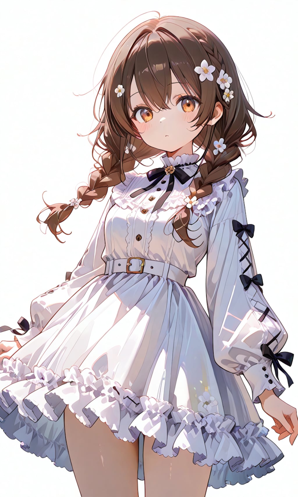 おさげの少女