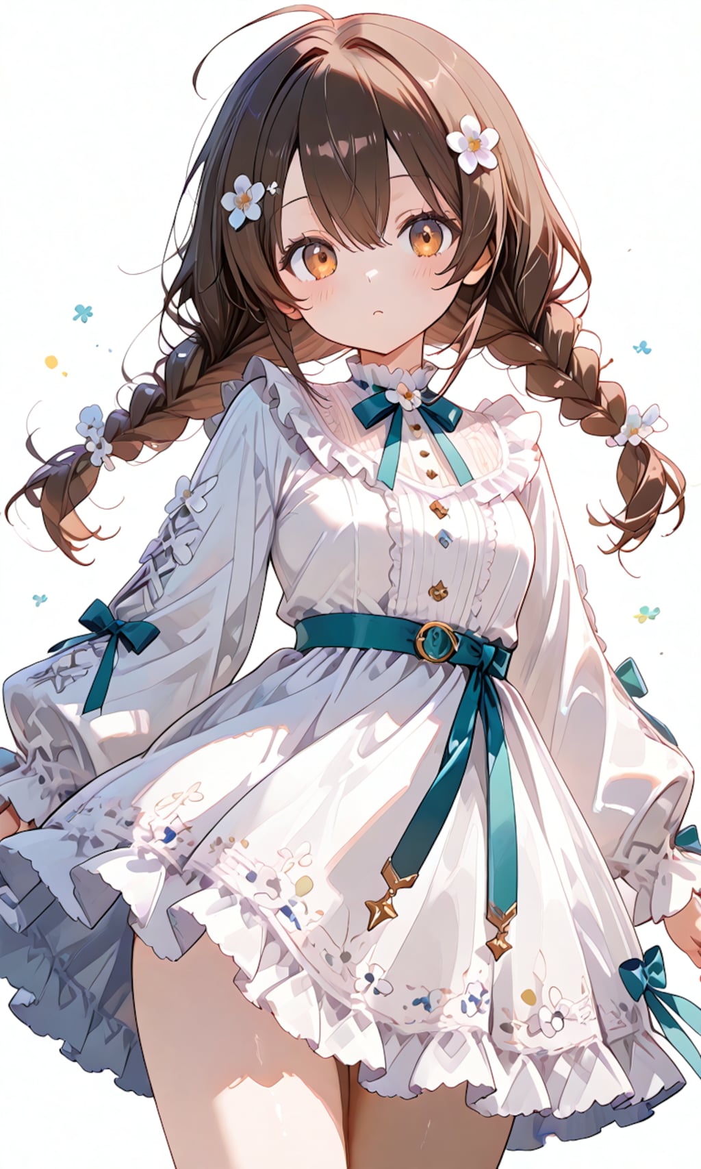おさげの少女