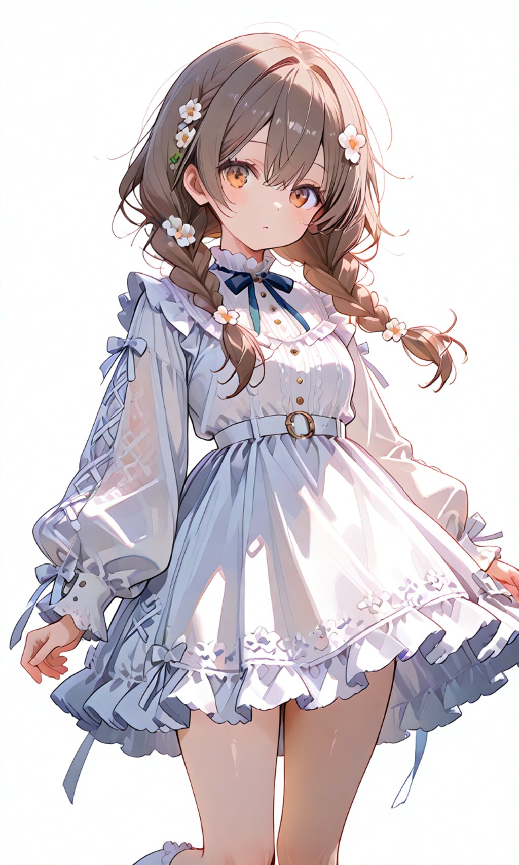 おさげの少女