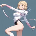 金髪ショート新体操美少女 2枚目