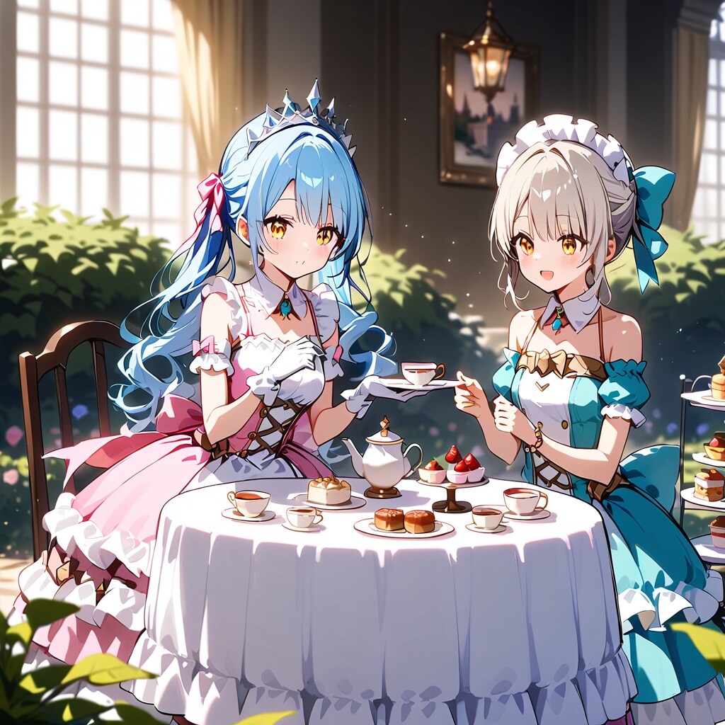 お姫様とお茶会