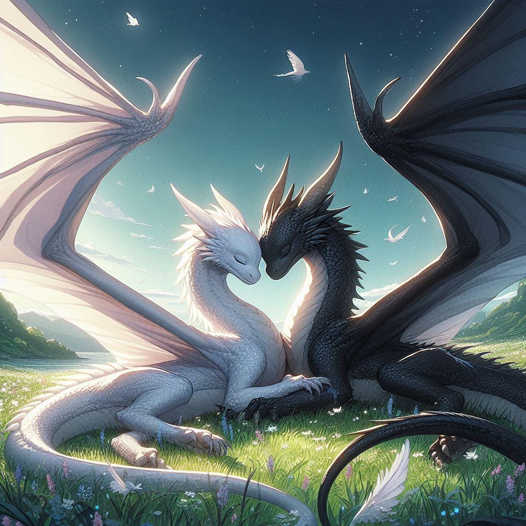 ドラゴンのカップル💕