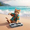 海の日の猫 6枚目