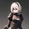 バイブオナニー中の2B(NieR:Automata) 2枚目