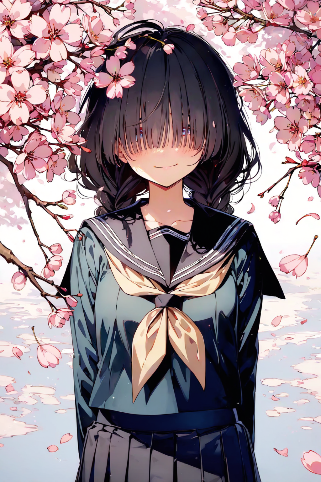 目隠れ学生さん