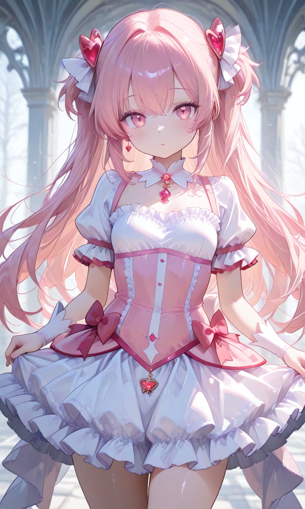 ピンクの魔法少女