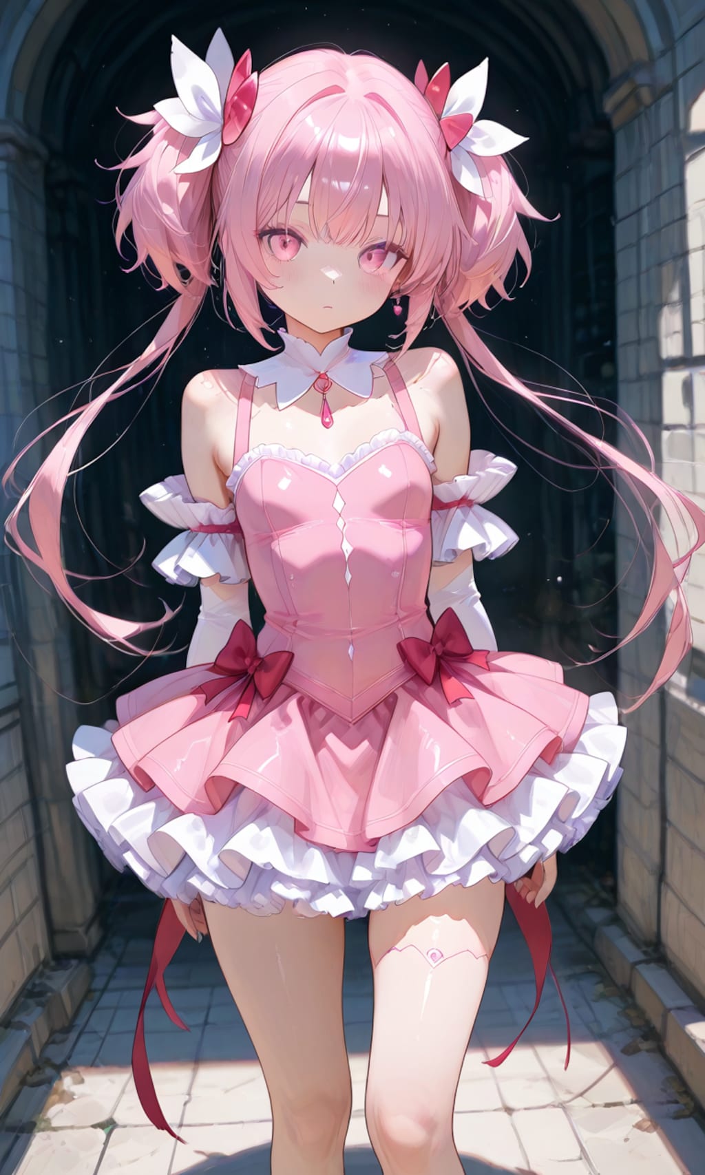 ピンクの魔法少女