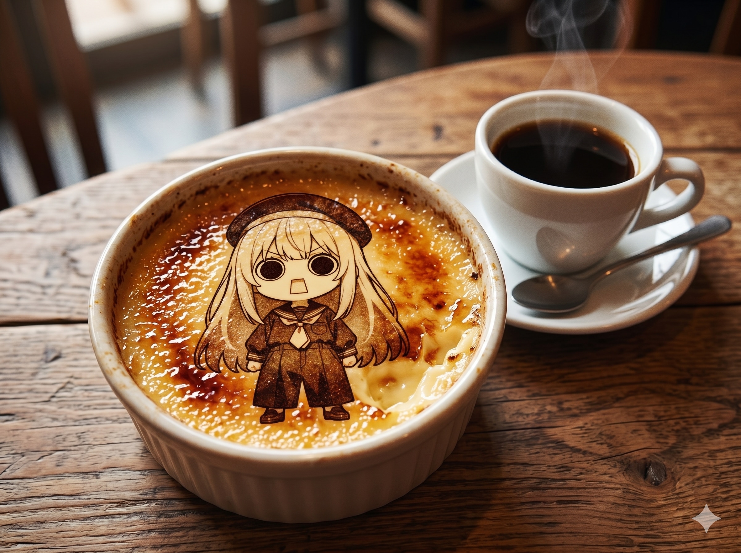 デザートのえらいこっちゃ嬢印クリームブリュレ | の人気AIイラスト・グラビア