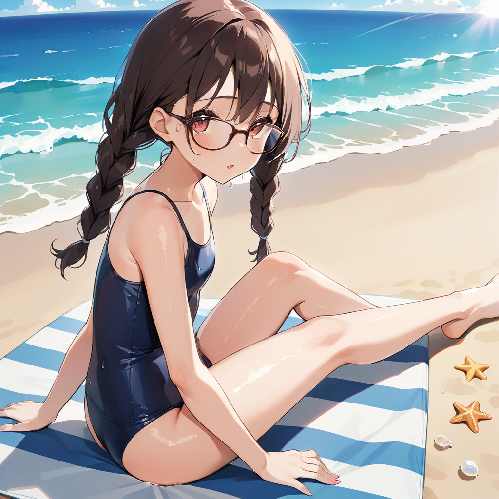 暑いときは水遊び