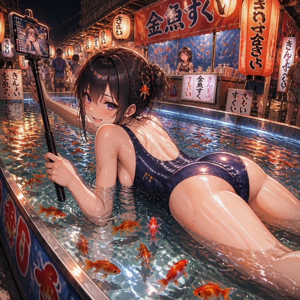 夏祭り迷惑配信者