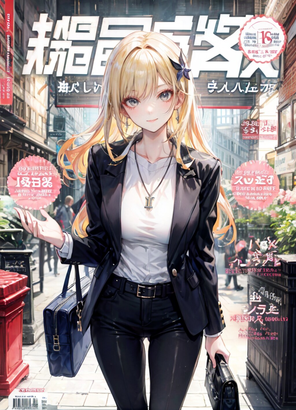 雑誌表紙風