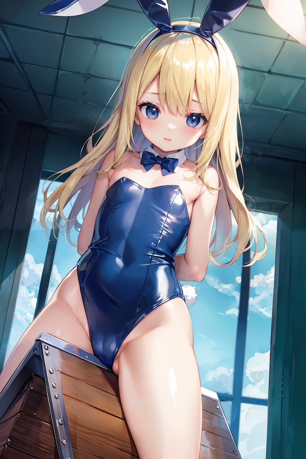 ロリなバニーさんと三角木馬