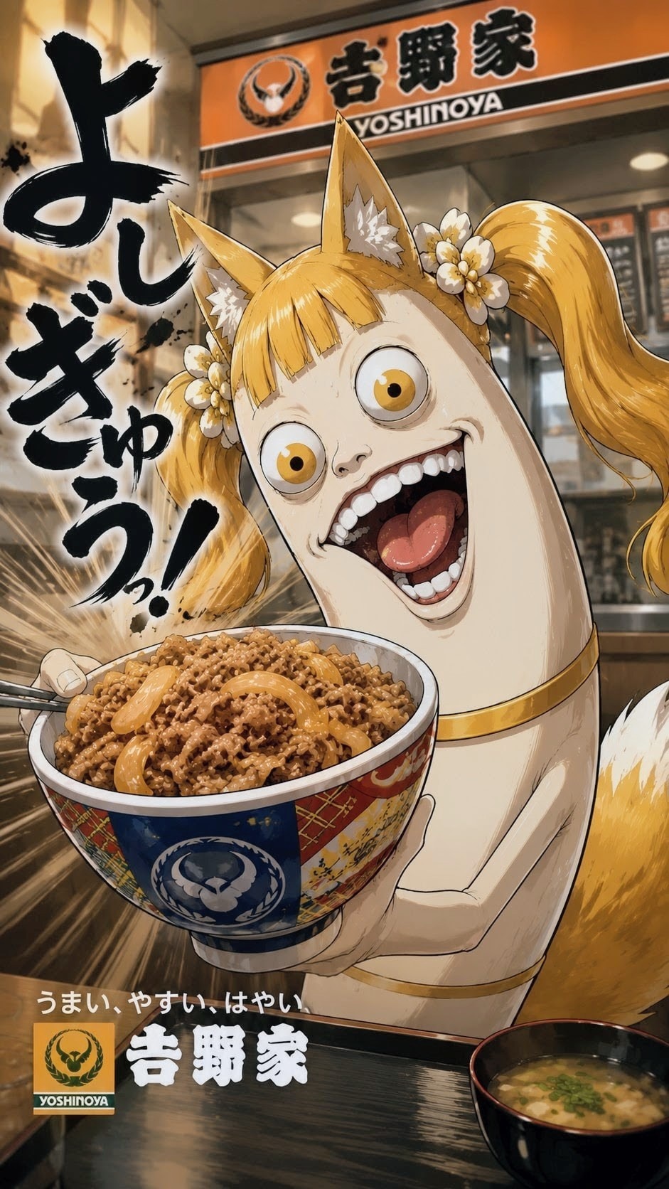 よしぎゅうっ❗