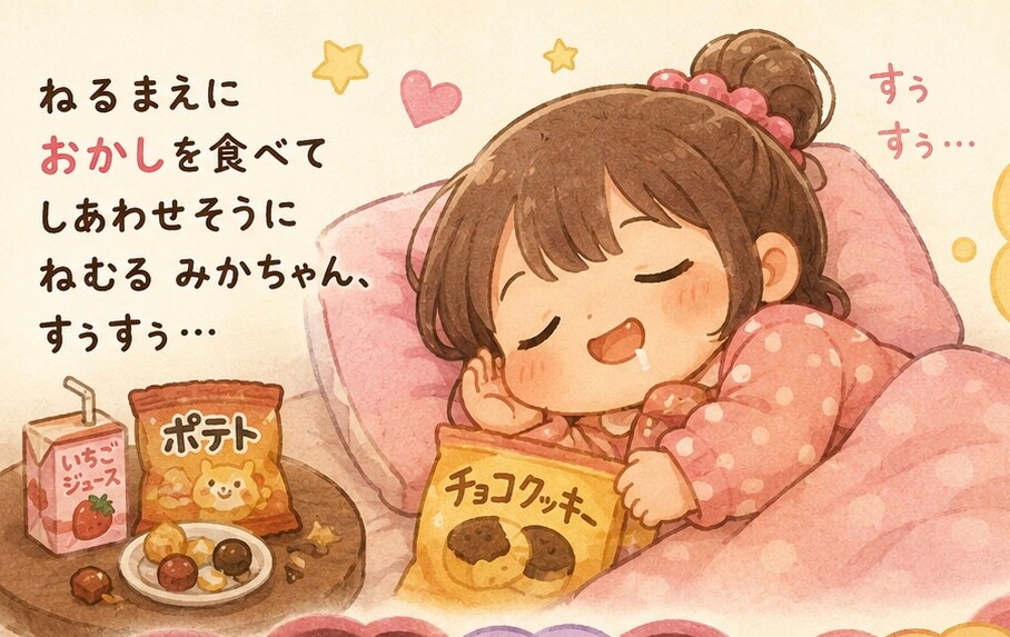 ねるまえのはみがきわすれちゃって…