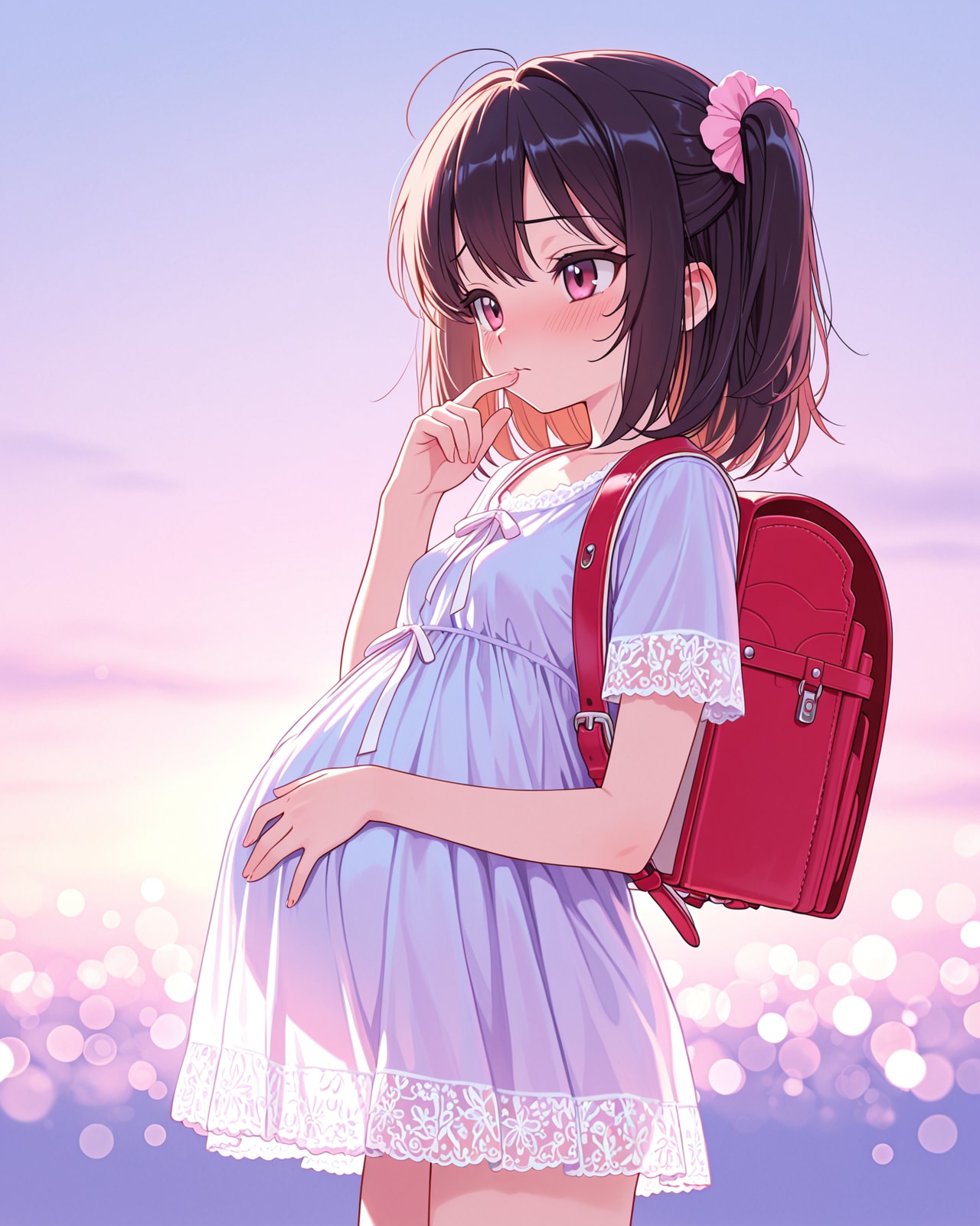 ゆるふわ初夏ロリ妊婦さん