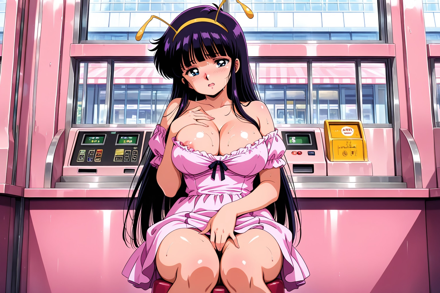 あっ、、、休憩中にオナッ、、あっ、あっ、、、ニーはダメっ、、ですか？