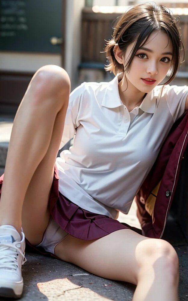 女子大生路地裏パンチラ画像集