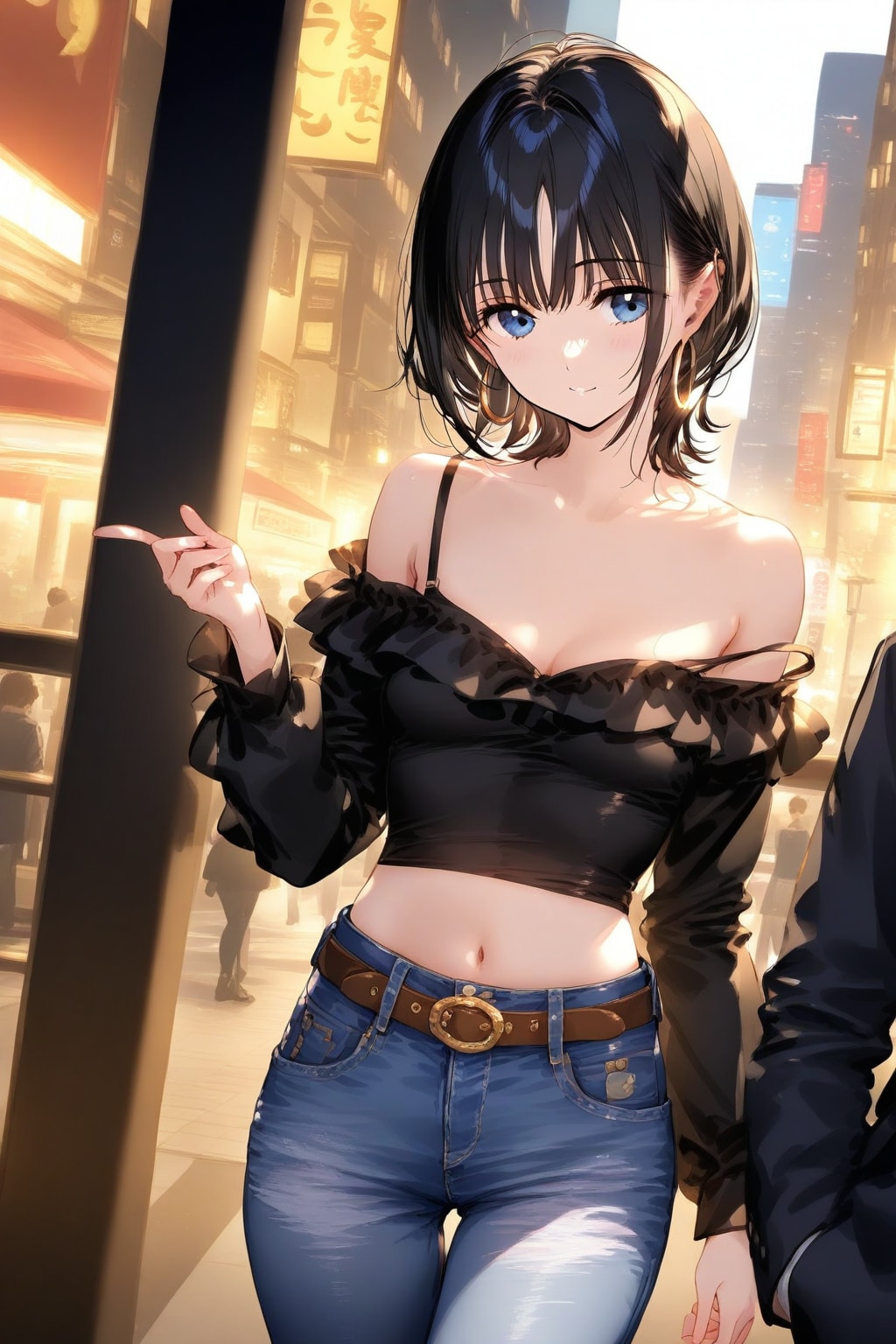 WAVEへそ出し娘