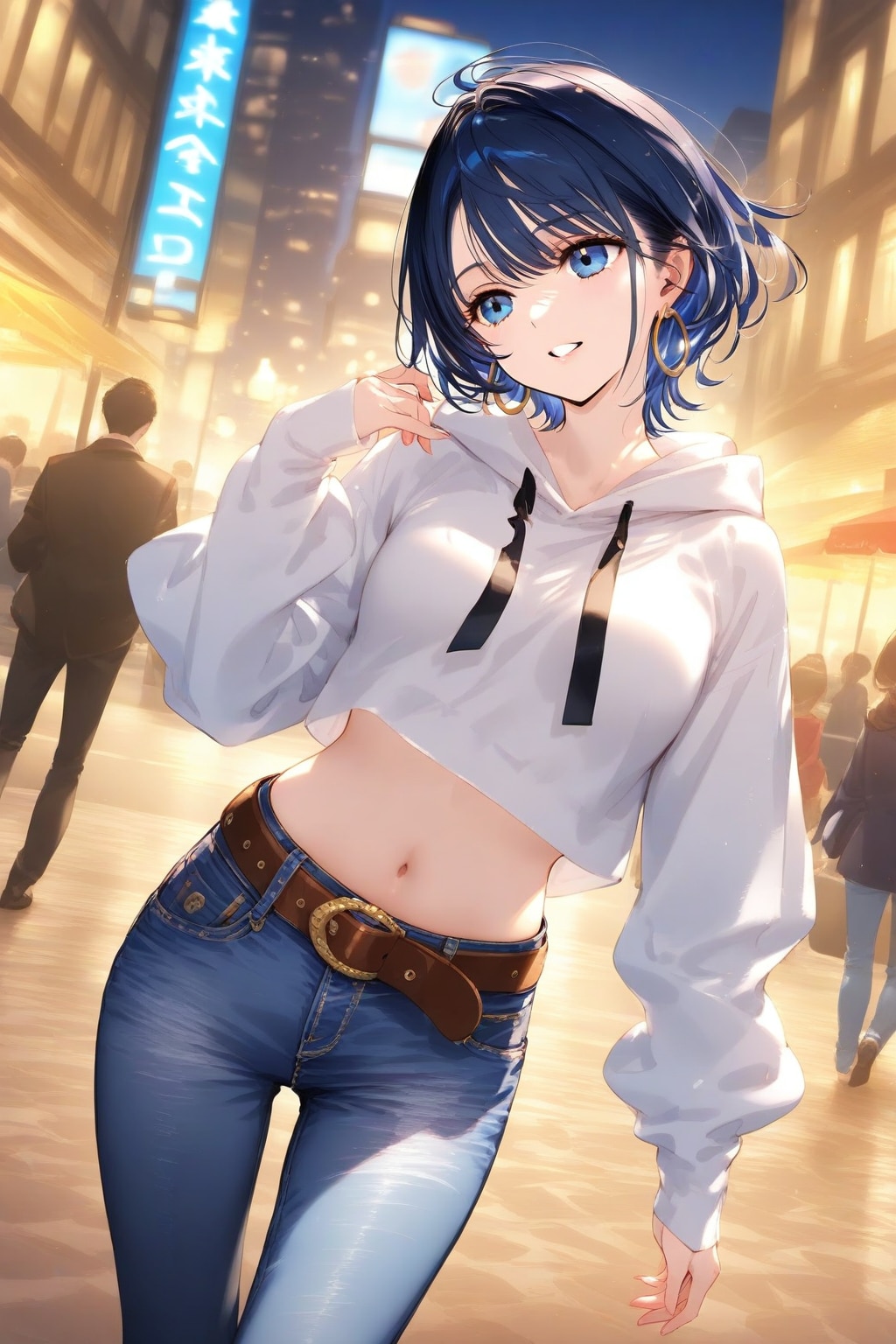 WAVEへそ出し娘
