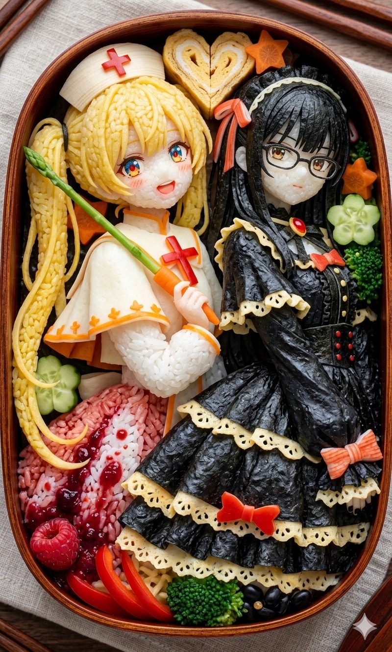異世界制服少女達　吸血鬼の魔法少女　アクリルキャラ弁