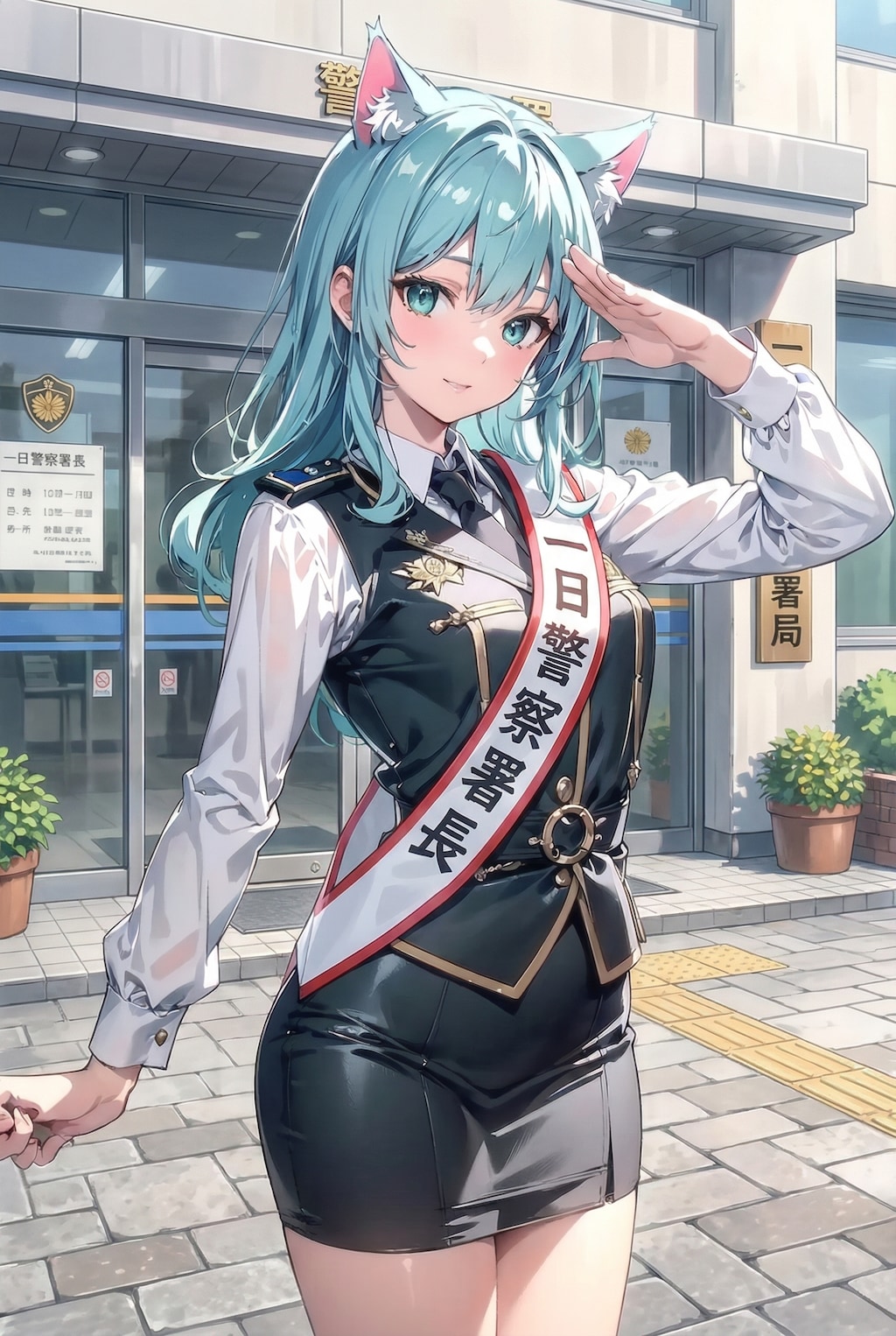 一日警察署長🐱🚓🚨🏢