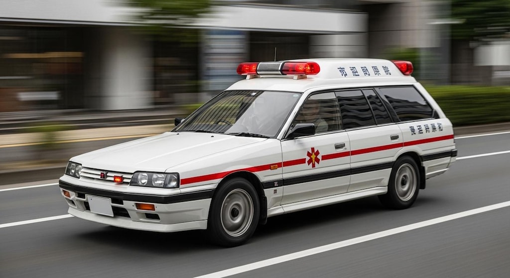 スカイラインエステート救急車