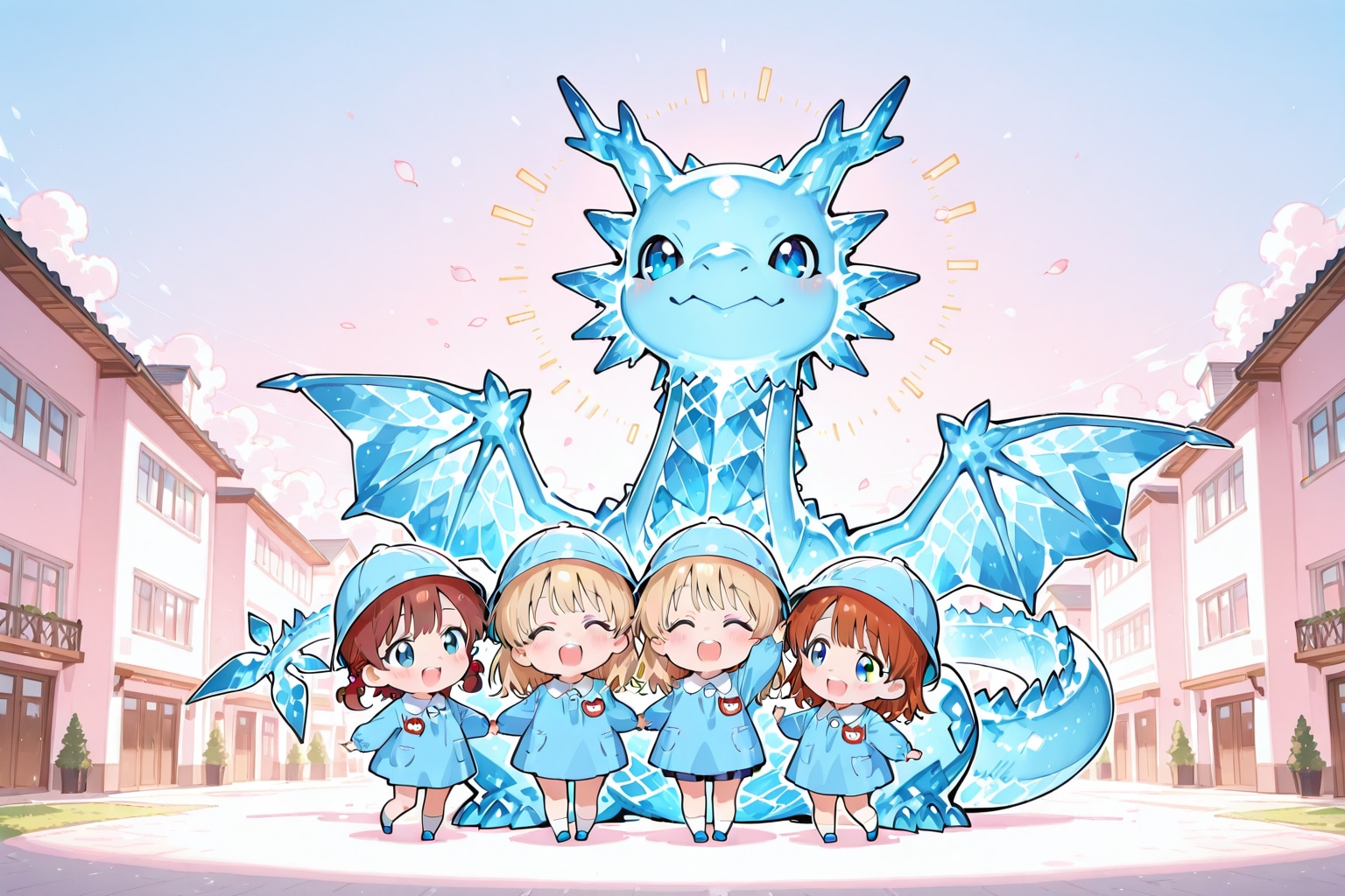 園児とドラゴン | の人気AIイラスト・グラビア