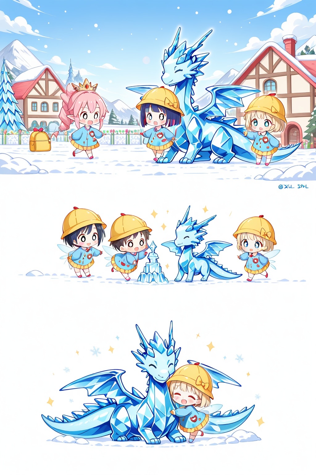 園児とドラゴン