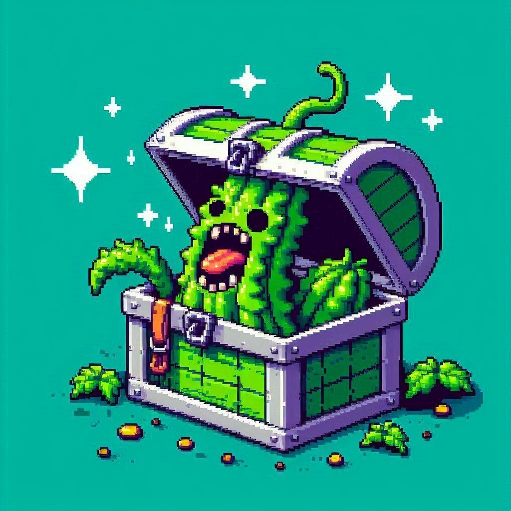 なんと！宝箱はゴーヤだった！