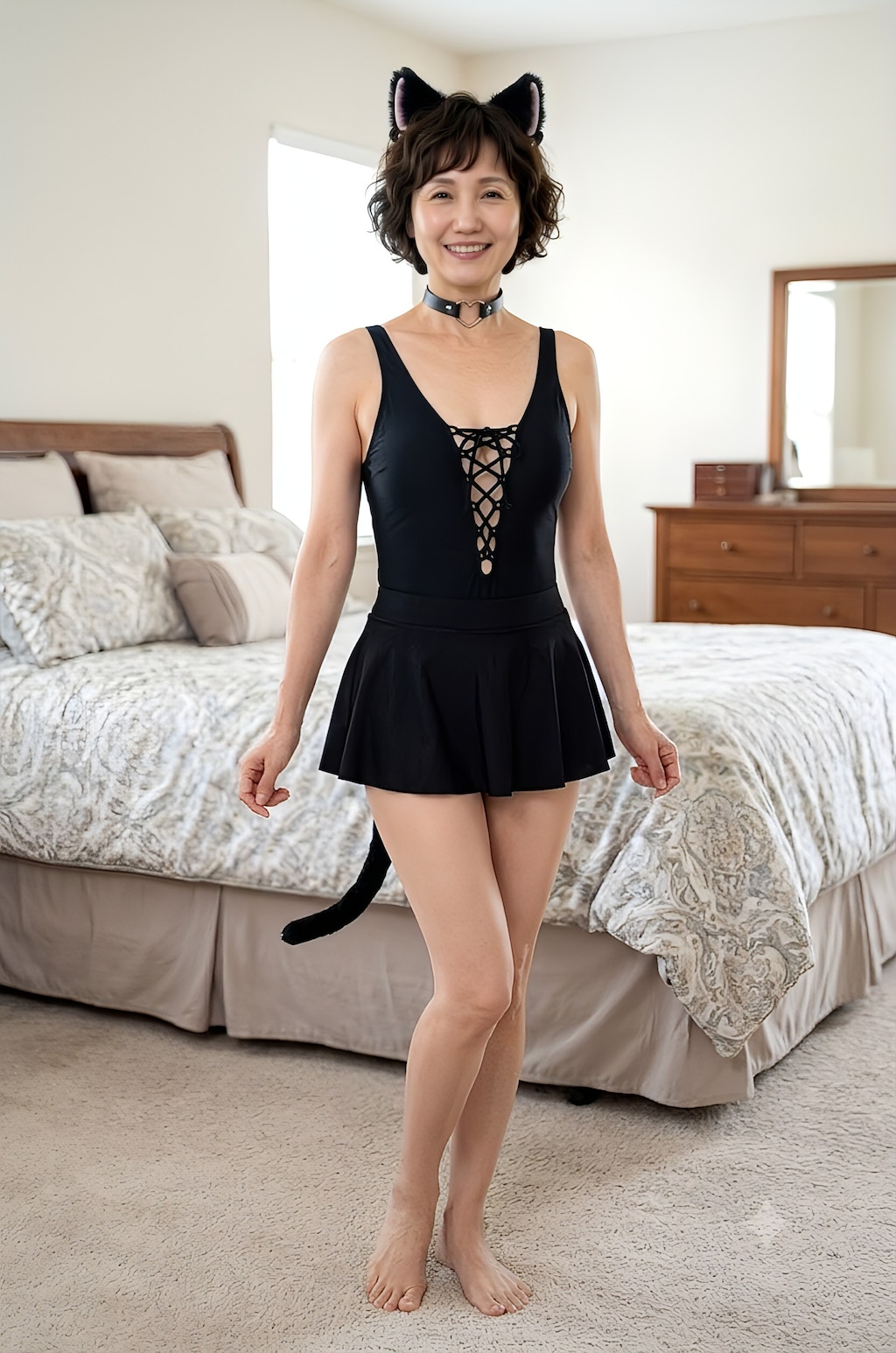 ママのパジャマは黒猫