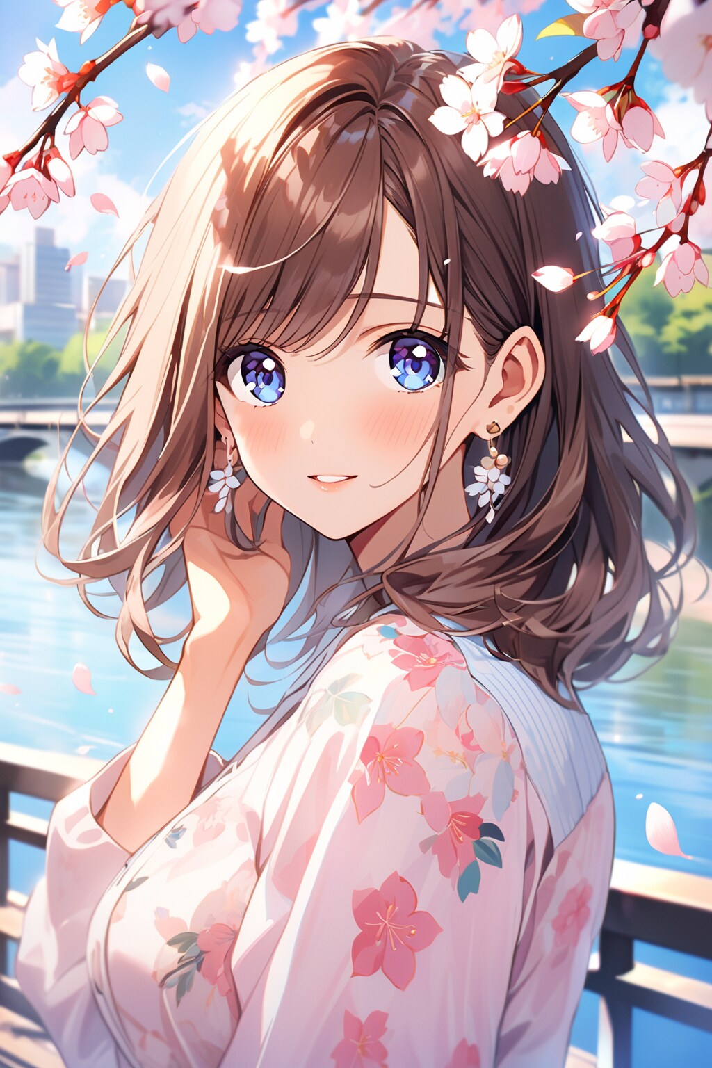 桜のポートレート