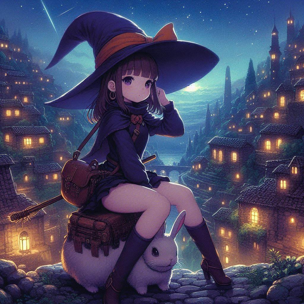 魔法少女と🐇 | の人気AIイラスト・グラビア