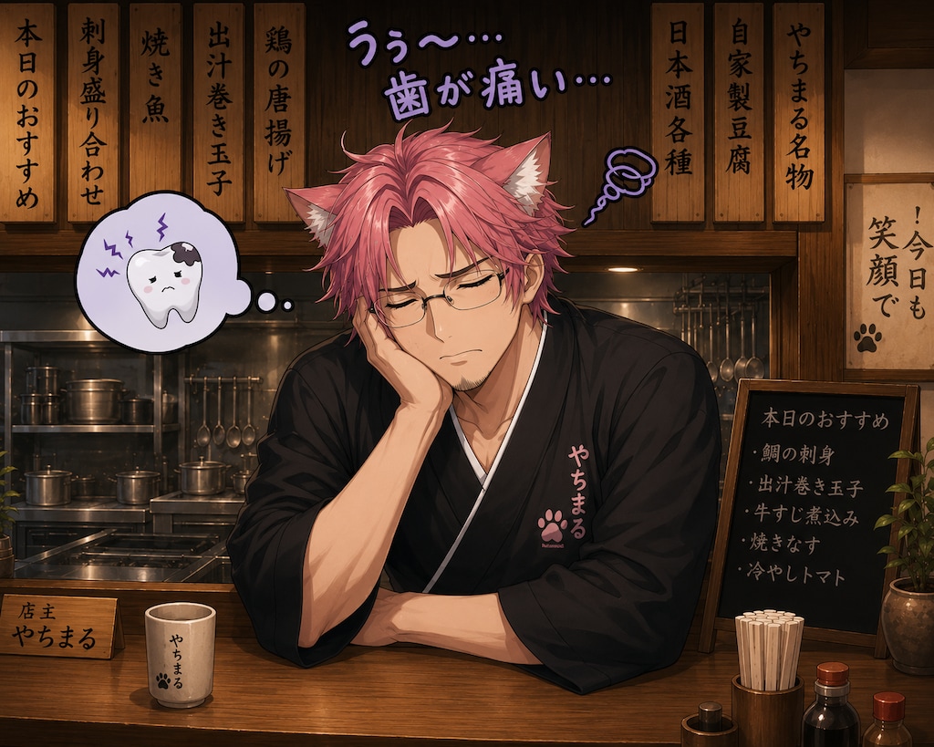 リアル歯痛です(#)Д`;;)