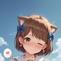 緑のグローブでしごいてくれるケモミミ娘 6枚目