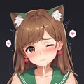 緑のグローブでしごいてくれるケモミミ娘 5枚目
