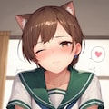 緑のグローブでしごいてくれるケモミミ娘 8枚目