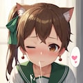 緑のグローブでしごいてくれるケモミミ娘 7枚目