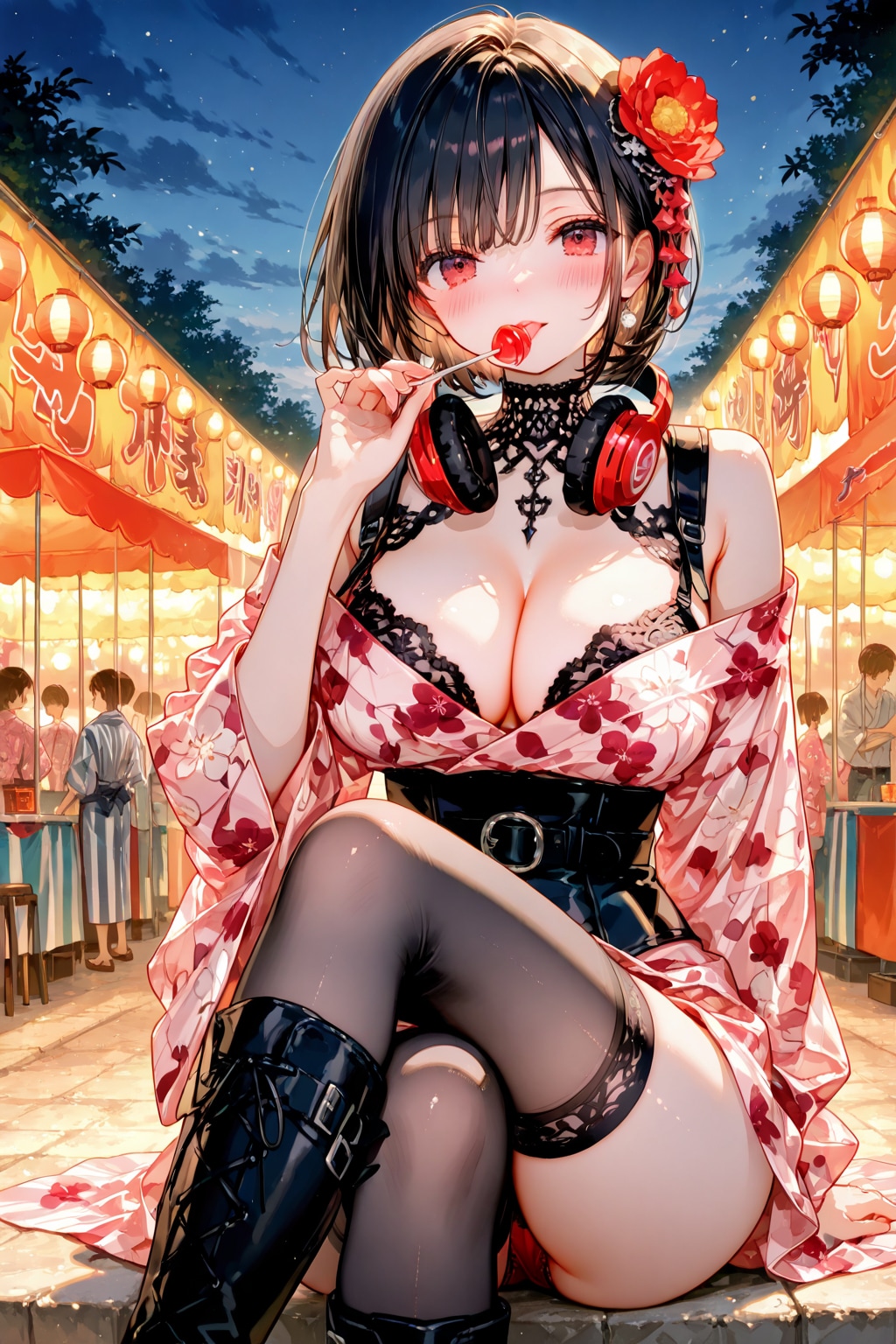 お祭りの実紅ちゃん