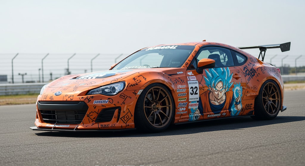 ドラゴンボールBRZレーシングカー